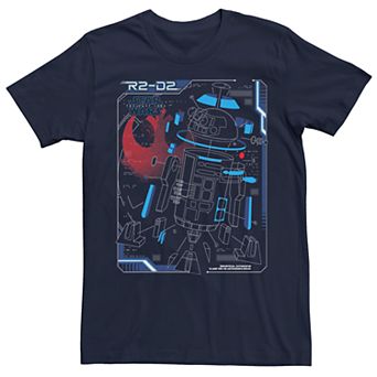 Men's Star Wars R2-D2 Blue Graphic Tee