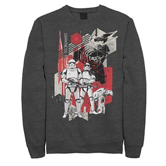 Men's Star Wars First Order Troopers Darkness Rises Poster Fleece
