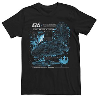 Men's Star Wars Rey Millennium Falcon Tee