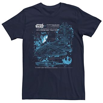 Men's Star Wars Rey Millennium Falcon Tee