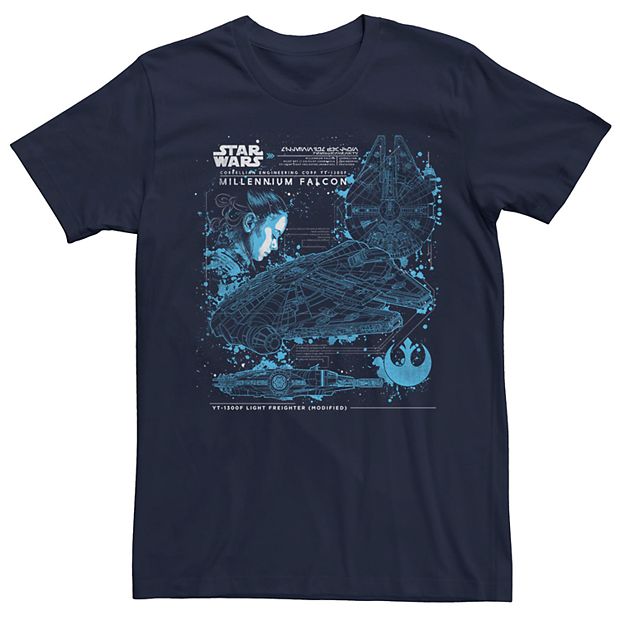 Men s Star Wars Rey Millennium Falcon Tee