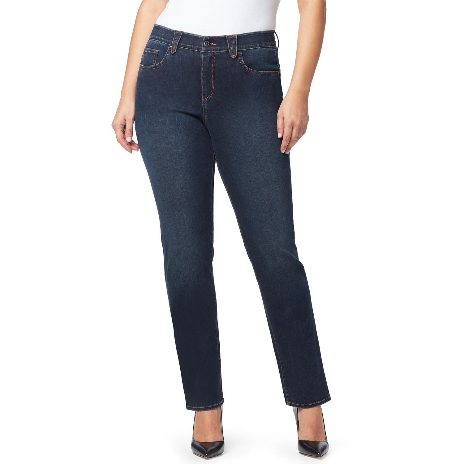 gloria vanderbilt rail jeans