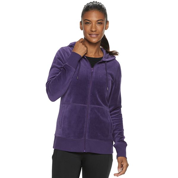 Women's Tek Gear® Hooded Velour Jacket