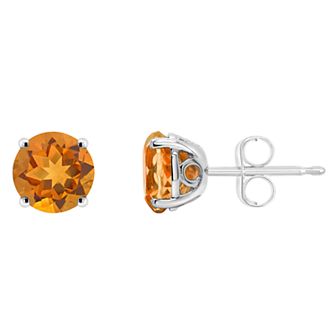 Alyson Layne Sterling Silver Gemstone Stud Earrings