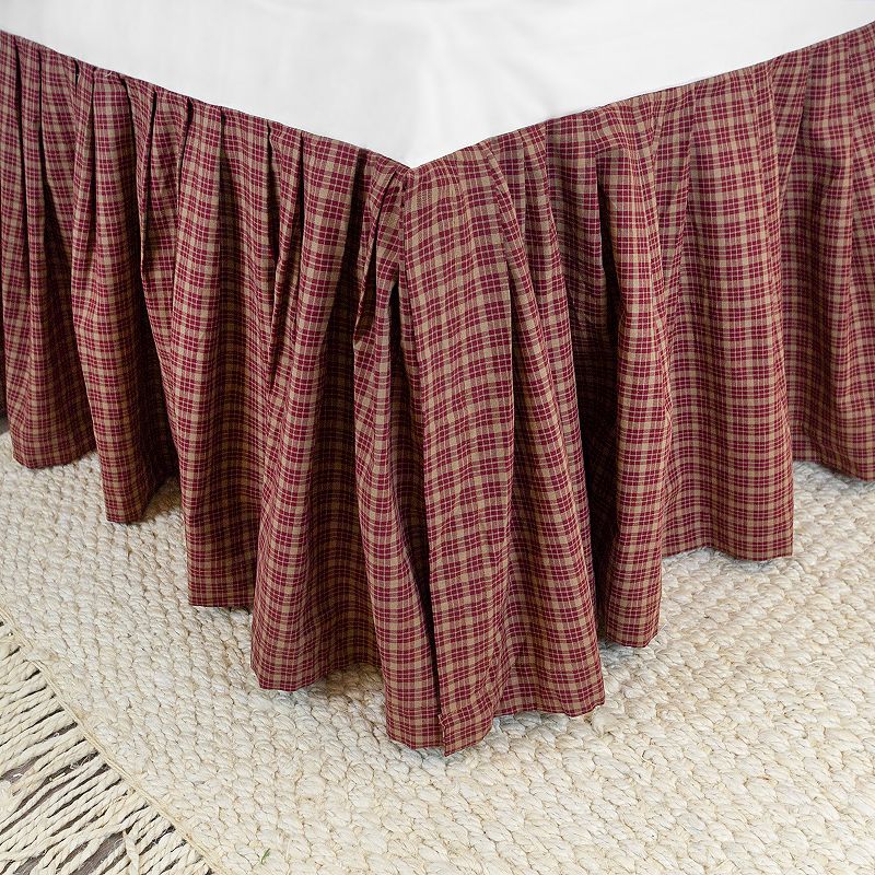 Donna Sharp Campfire Plaid Bedskirt, Multicolor, Queen