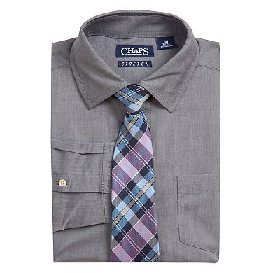 Boys 8-20 Chaps Button-Up Shirt & Tie Set