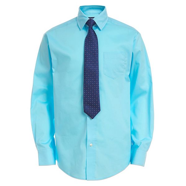 Button-Up Shirt & Tie Set