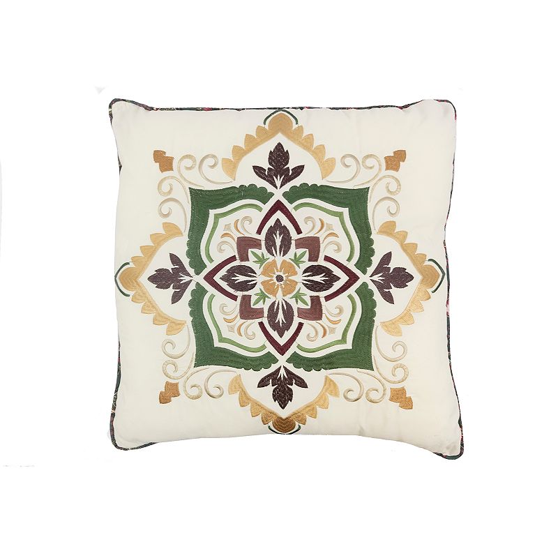 Donna Sharp Spice Postage Throw Pillow, Multicolor, Fits All