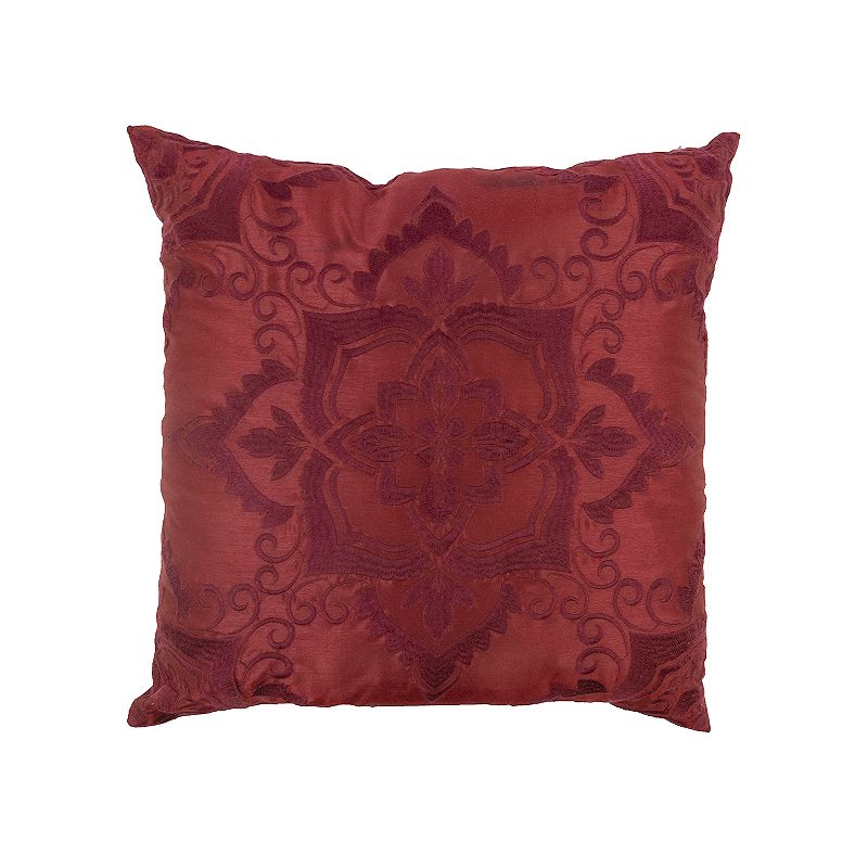 Donna Sharp Spice Postage Red Throw Pillow, Multicolor, Fits All