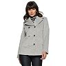 Women's Nine West Double-Breasted Peacoat