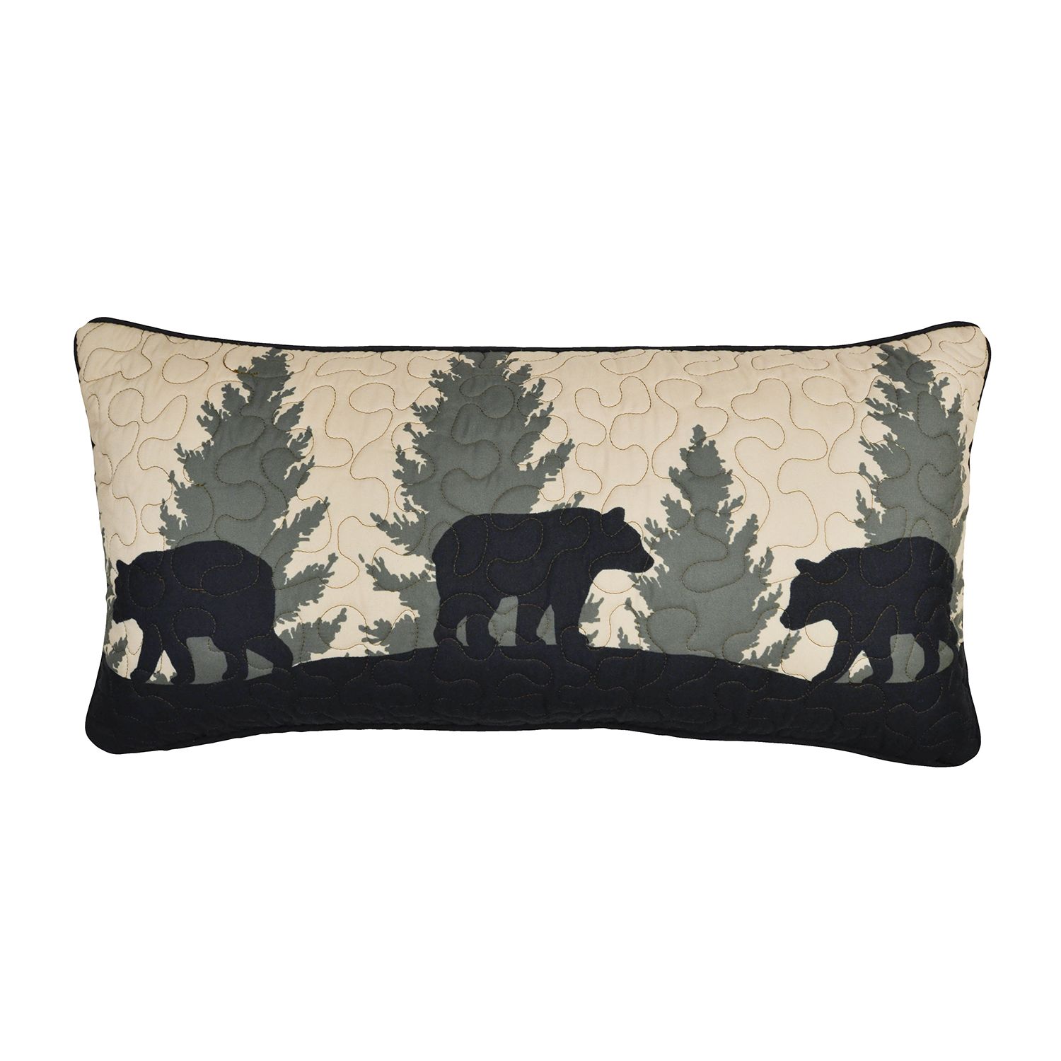 Black Bear Throw Pillow, Bear Broadcloth Pillow, Farmhouse Pillow, Bear Throw  Pillow, Rustic Couch Pillows — BRYANT BARN