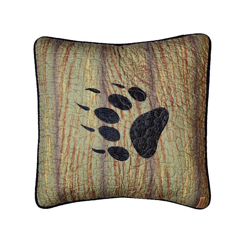 Donna Sharp Oakland Paw Pillow, Multicolor, Fits All