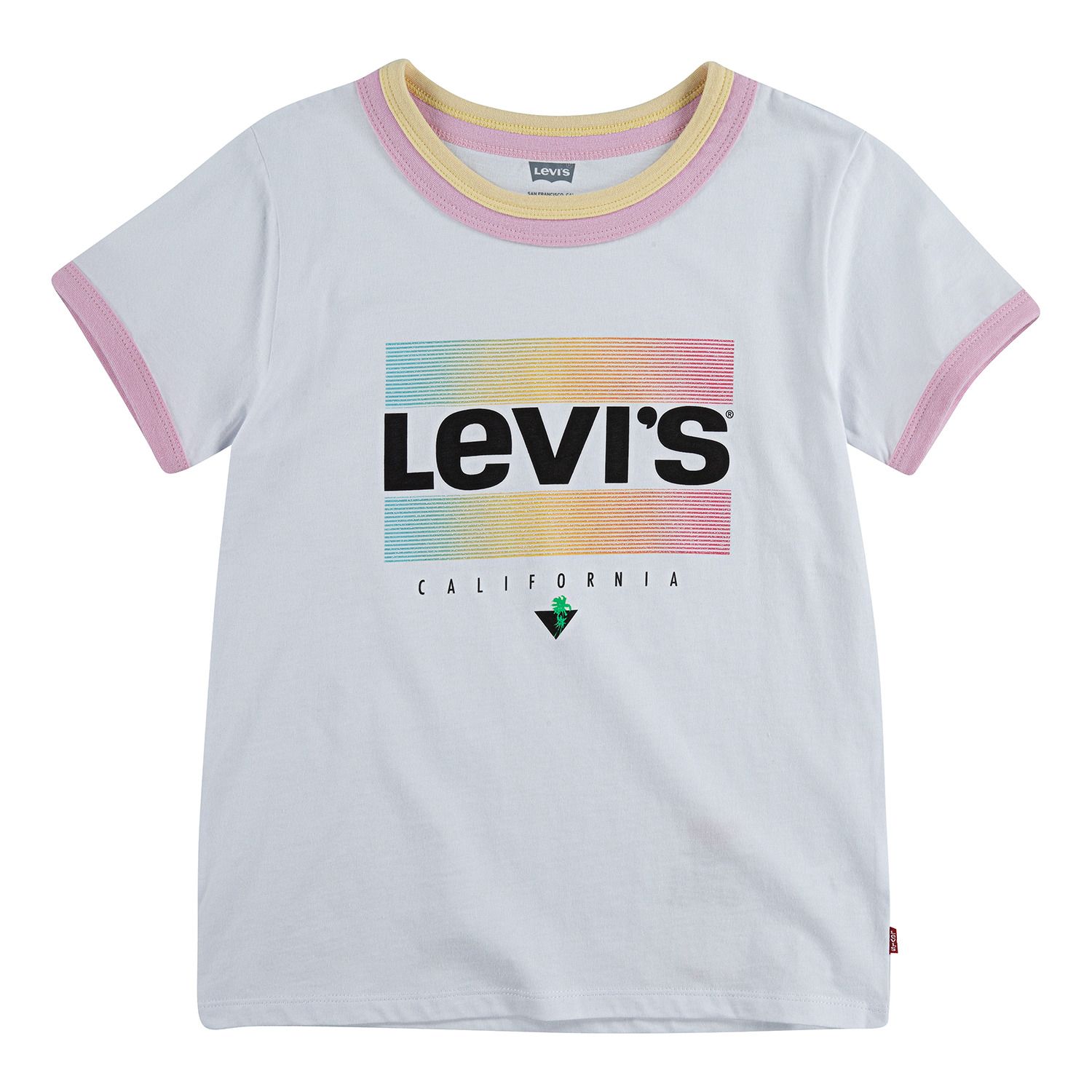 levi rainbow t shirt