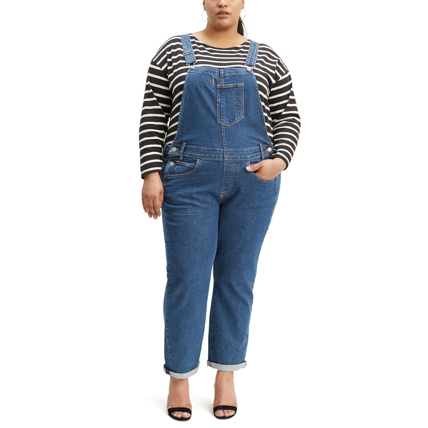 levis plus size overalls