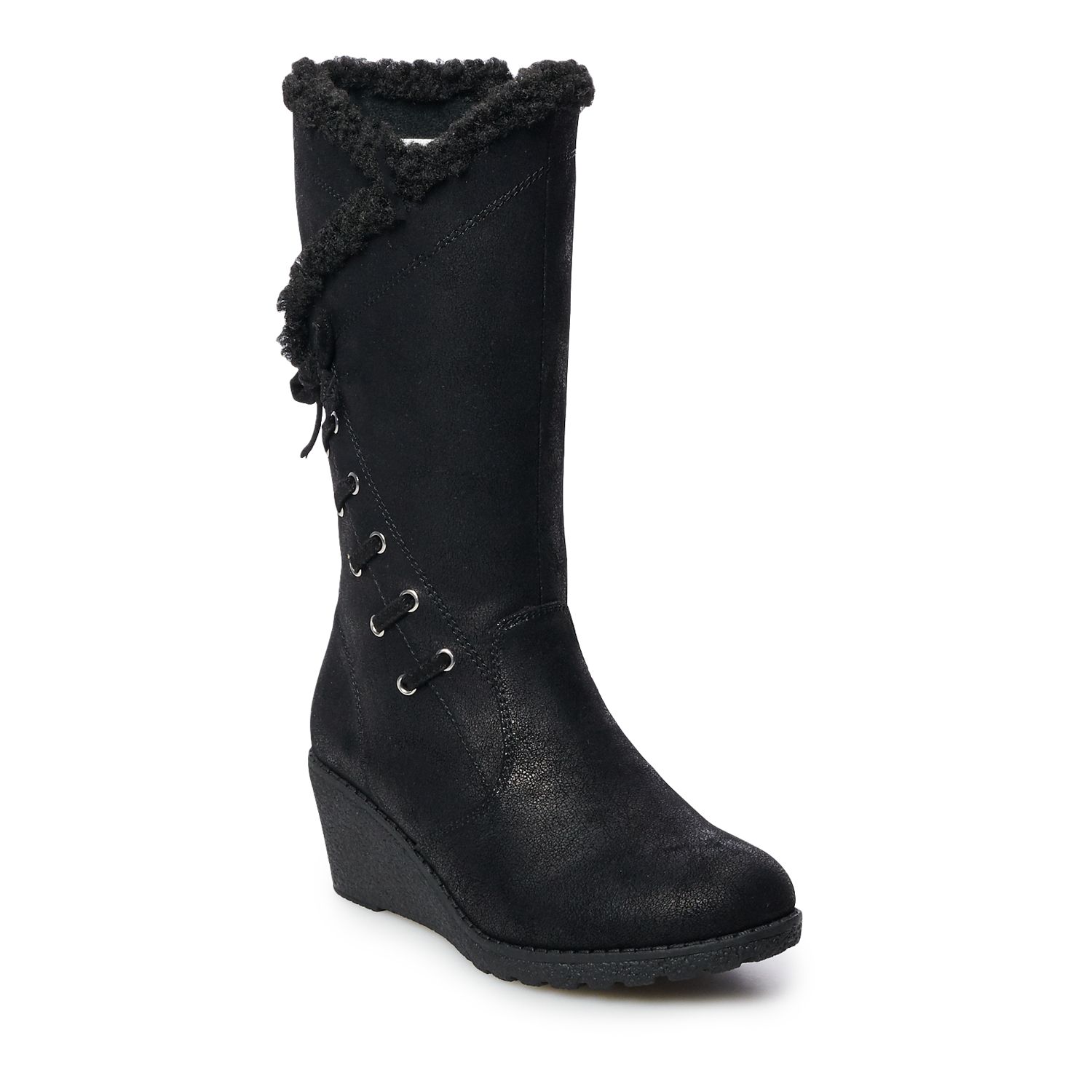 girls wedge boot