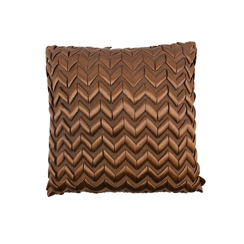 Donna Sharp Ribbon Throw Pillow, Brown, Fits All
