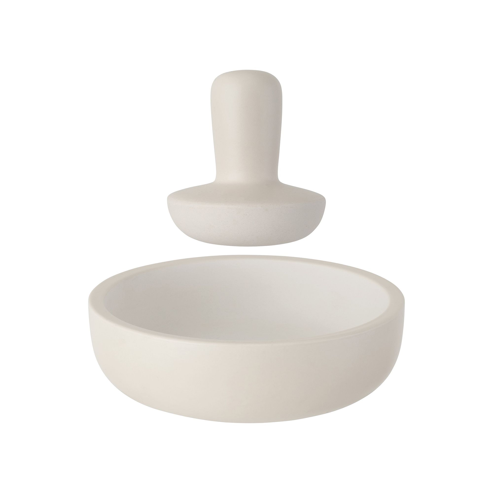 BergHOFF Leo 2-pc. Stoneware Mortar & Pestle, White