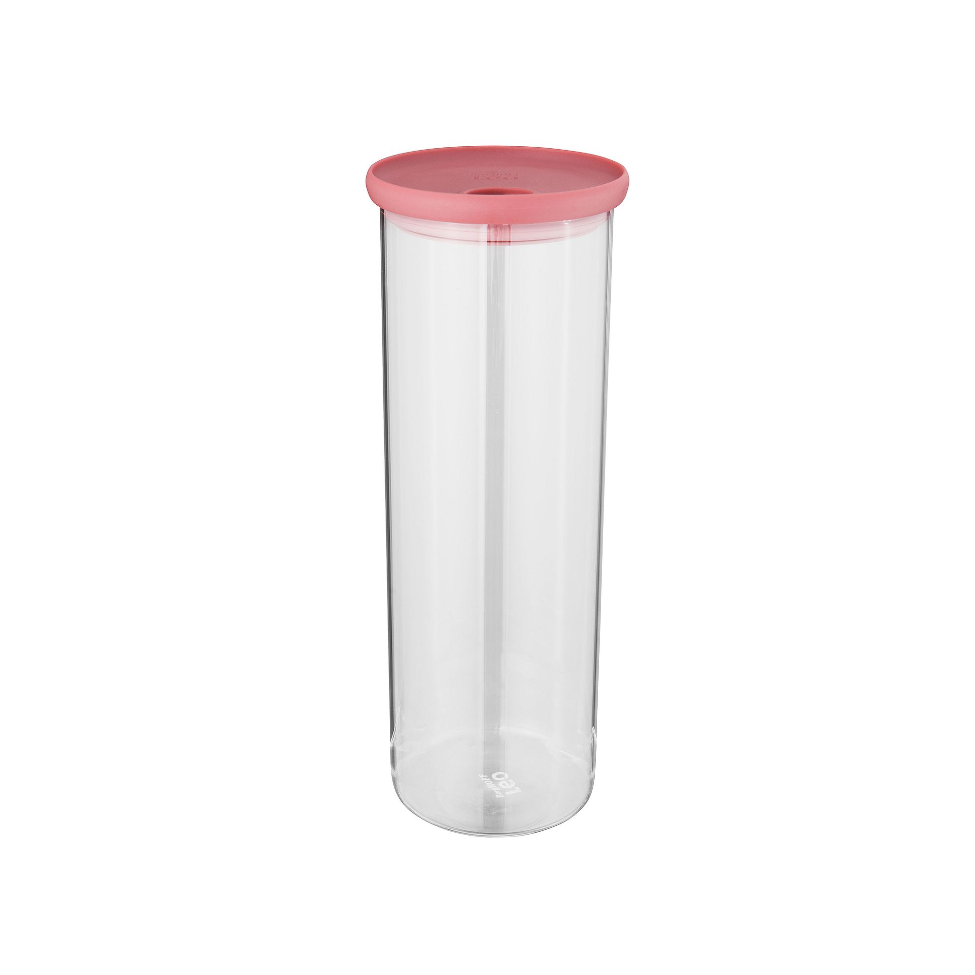 BergHOFF Leo Pink Glass Pasta Container