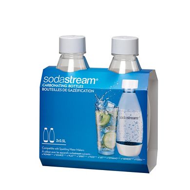 SodaStream Slim 1/2-Liter Carbonating Bottles - 2-pk.