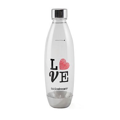 SodaStream 1-Liter Slim Metal Carbonating Bottle