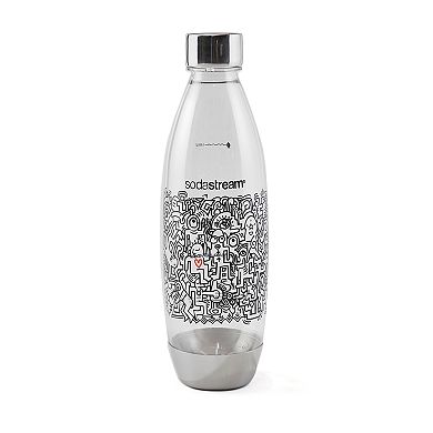 SodaStream 1-Liter Slim Metal Carbonating Bottle