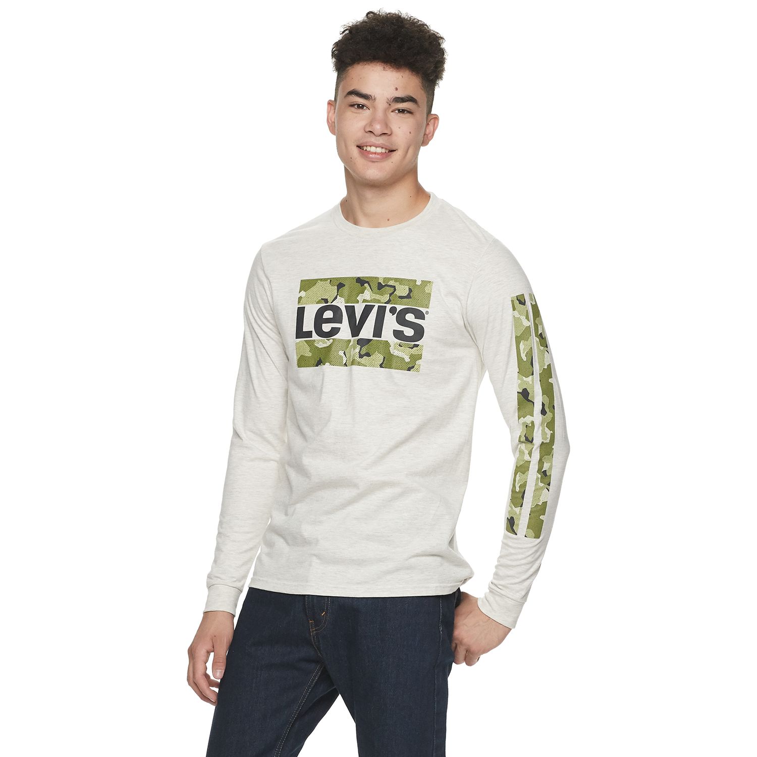 levis mens long sleeve t shirts