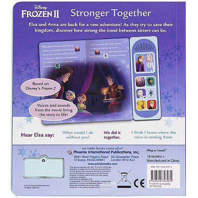 Disney's Frozen 2 Stronger Together Little Sound Book