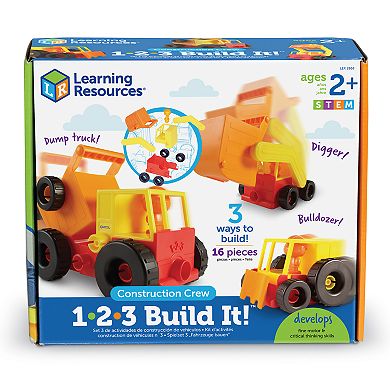 Learning Resources 1-2-3 Build It! Construction Crew