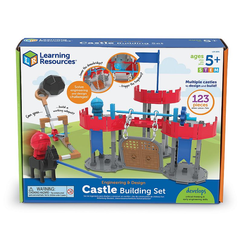 Learning Resources Castle Engineering & Design Set, Multicolor