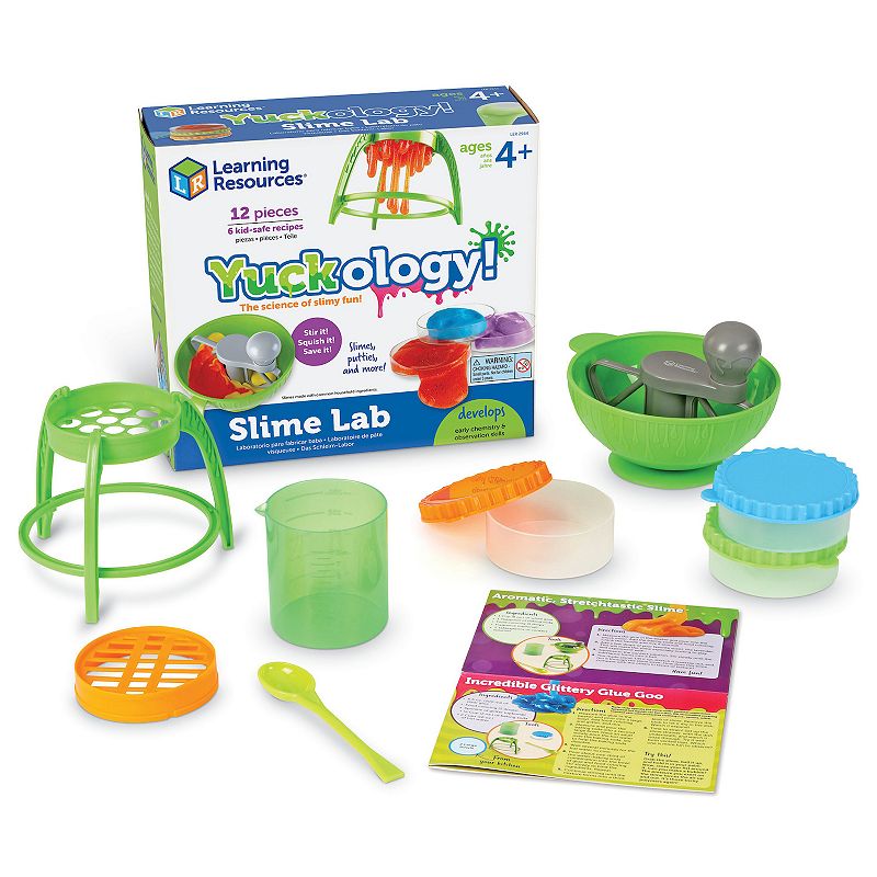 Learning Resources Yuckology! Slime Lab, Multicolor