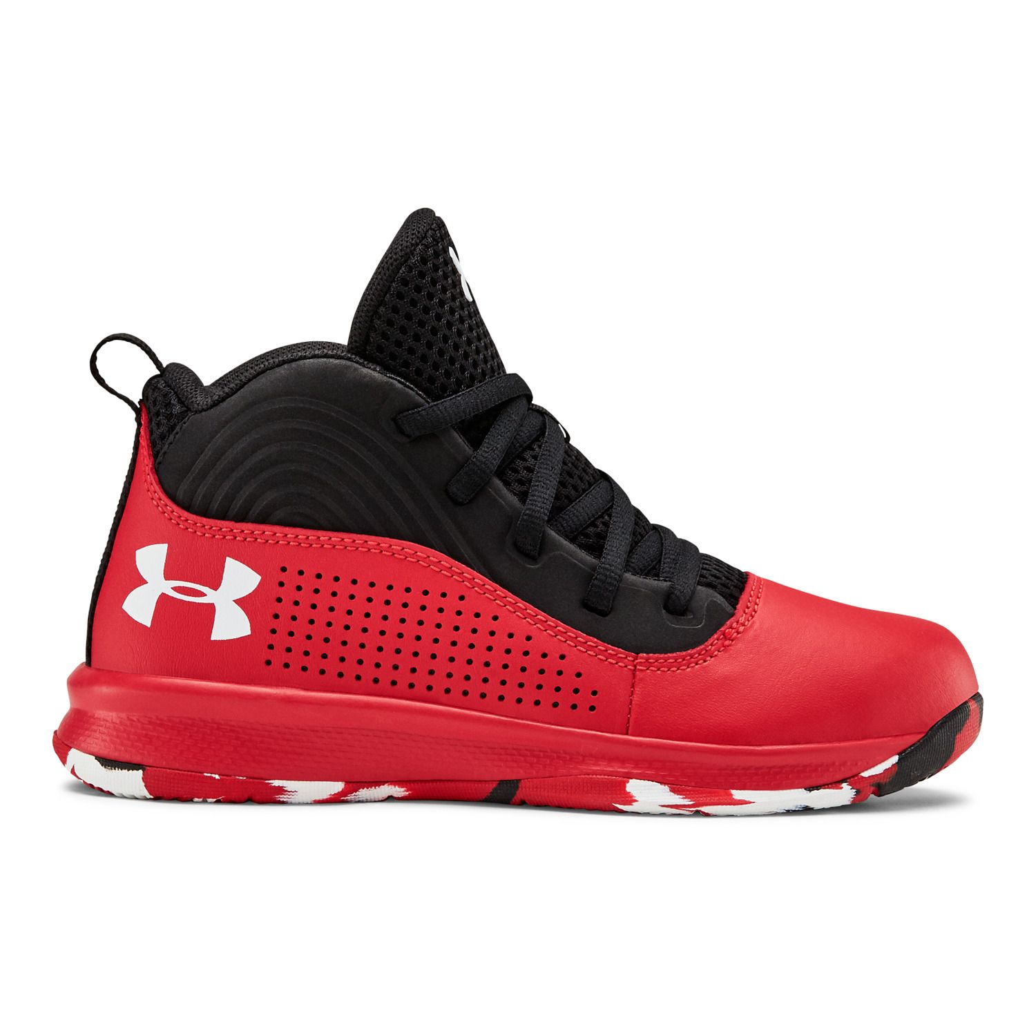 kids black under armour shoes