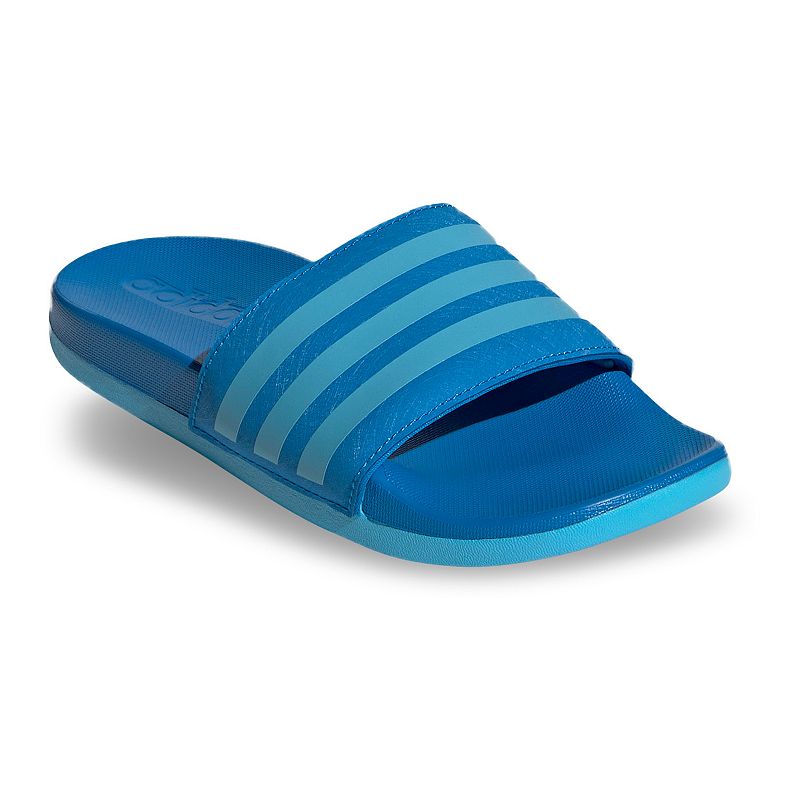 adidas Adilette Comfort Kids Slide Sandals, Boys, Size: 10 T, Brt Blue