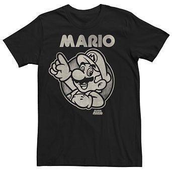 Men's Nintendo Super Mario Distressed Logo Tee