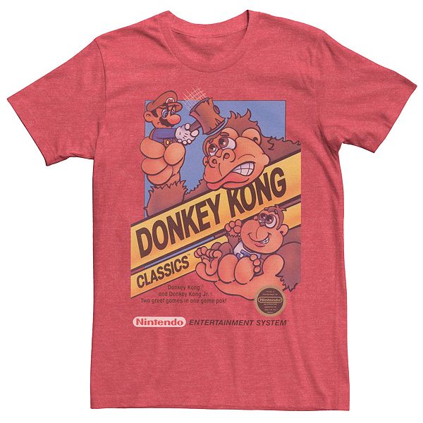 Men's Nintendo Donkey Kong Classics Box Art Tee