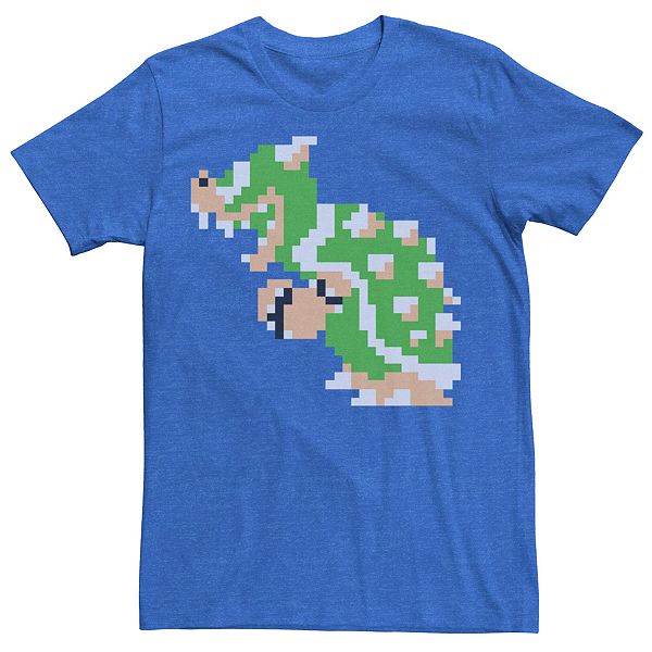 Men's Nintendo Super Mario Pixel Bowser Tee