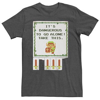 Men's Nintendo Legend Of Zelda Retro Take This Flyer Tee