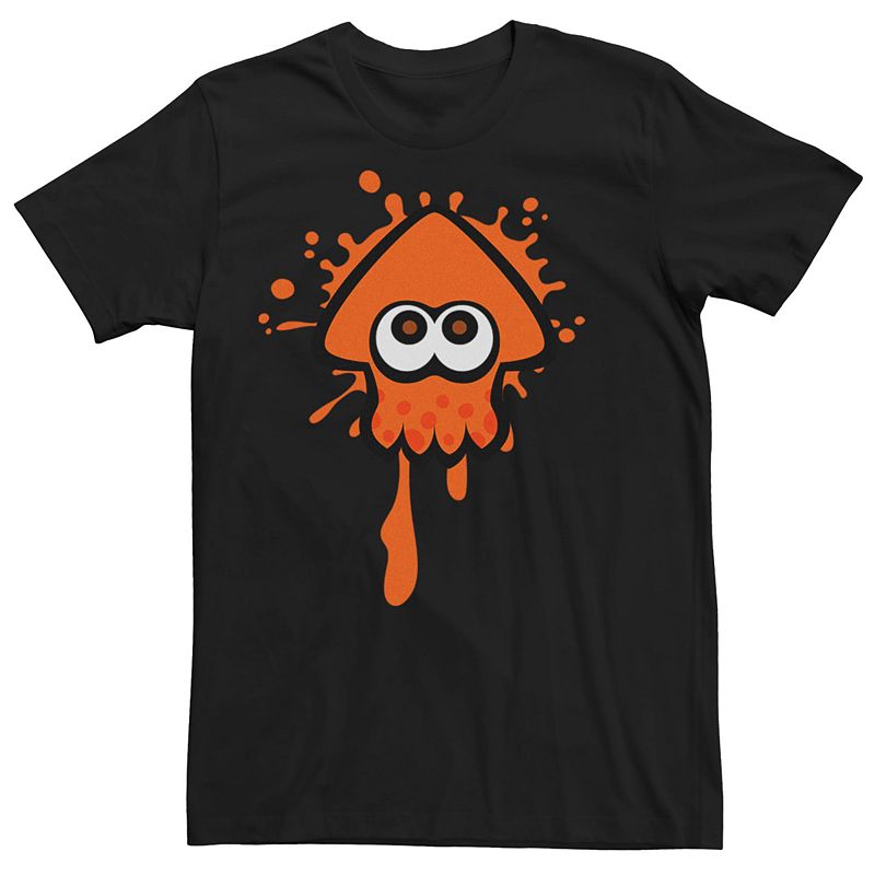 Men's Nintendo Splatoon Team Orange Inkling Tee, Size: XXL, Black