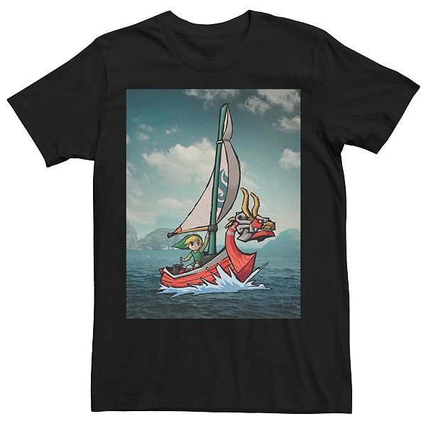 Men's Nintendo Legend Of Zelda Wind Waker Sailor Short Sleeve Tee