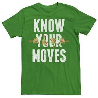 Men's Nintendo Legend Of Zelda Know Your Moves Pixel Link Short Sleeve Tee