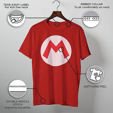 Men's Nintendo Super Mario Icon Short Sleeve Tee