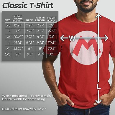 Men's Nintendo Super Mario Icon Short Sleeve Tee
