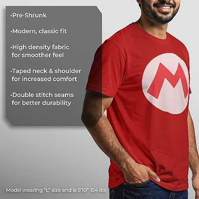 Men's Nintendo Super Mario Icon Short Sleeve Tee