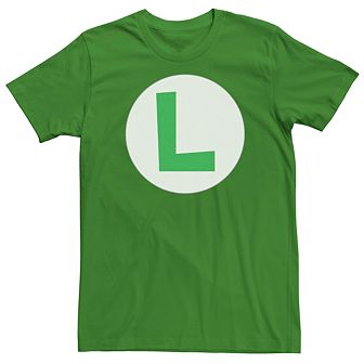 Men's Nintendo Super Mario Luigi Icon Short Sleeve Tee