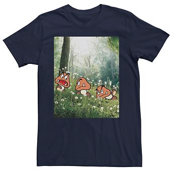 Men's Nintendo Super Mario Goomba Trio Short Sleeve Tee