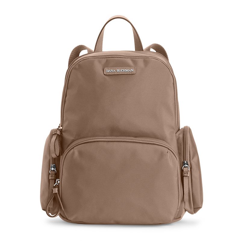 Dana Buchman Double-Entry Backpack, Dark Brown