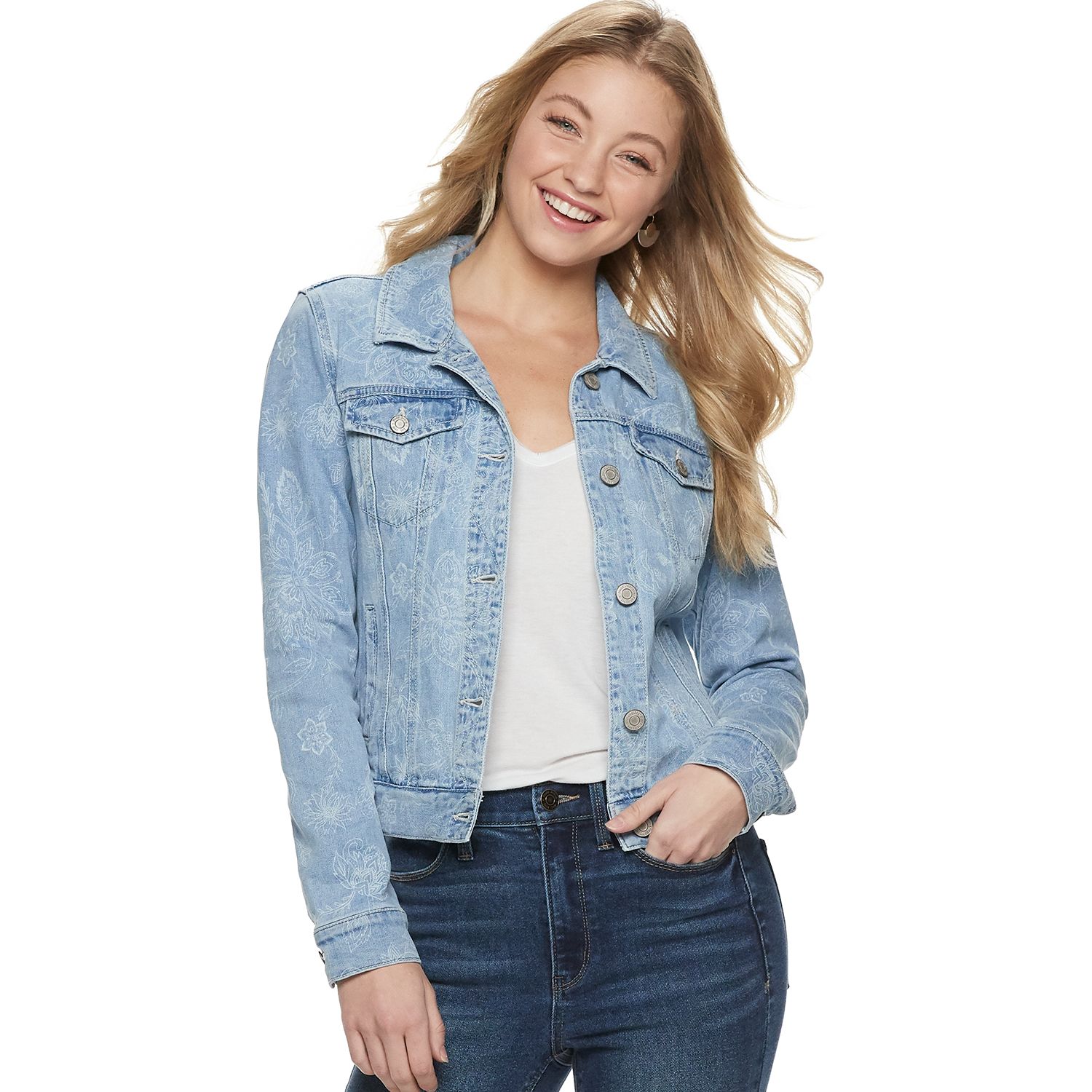 kohls junior jean jacket