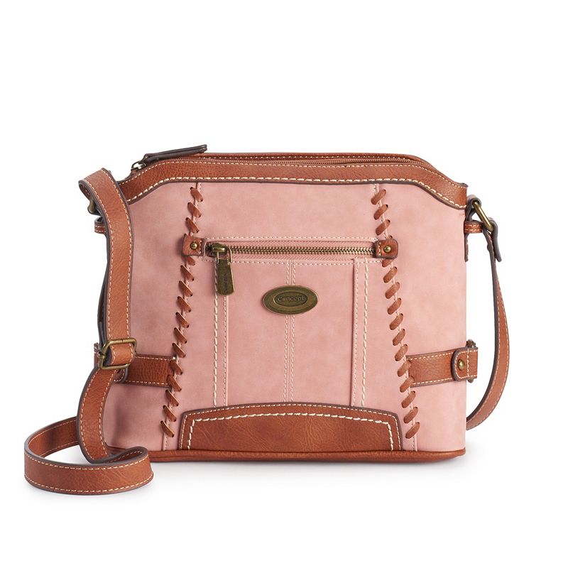 Concept Oakley Whipstitch Crossbody Bag, Light Pink