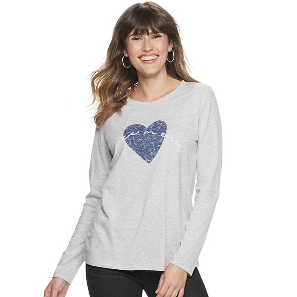 Women's Sonoma Goods For Life® Holiday Long Sleeve Graphic Tee