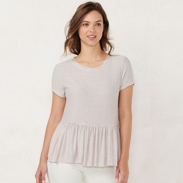 Women's LC Lauren Conrad Peplum Top