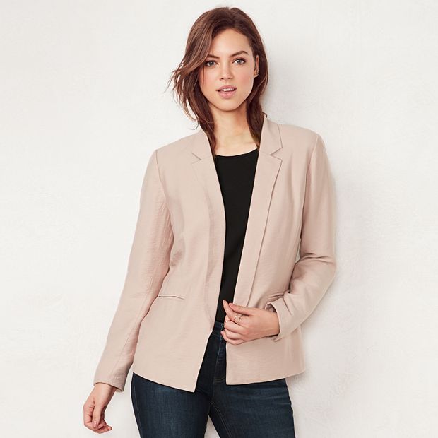 Women s LC Lauren Conrad Relaxed Open Front Blazer